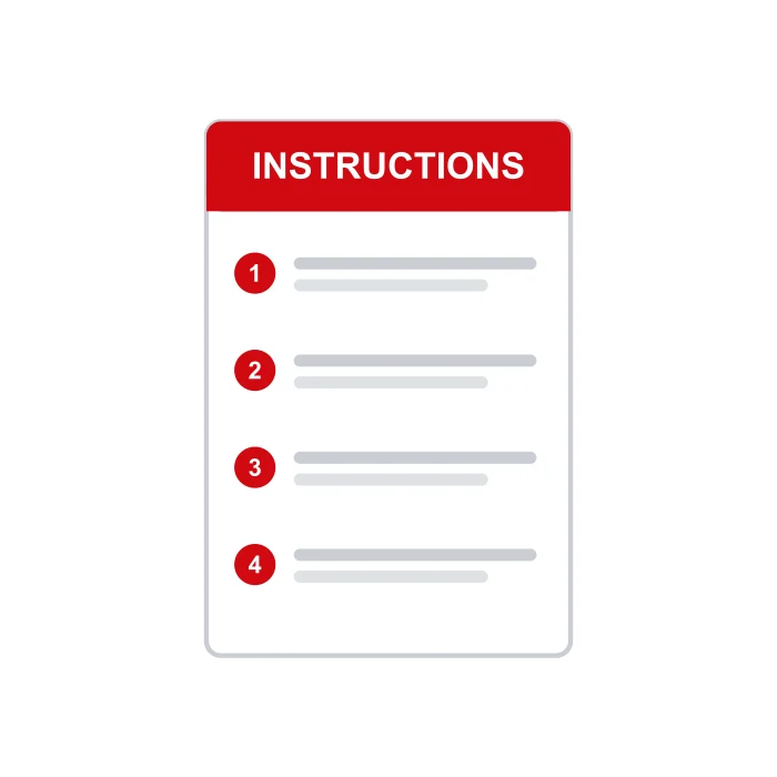 Instruction Label