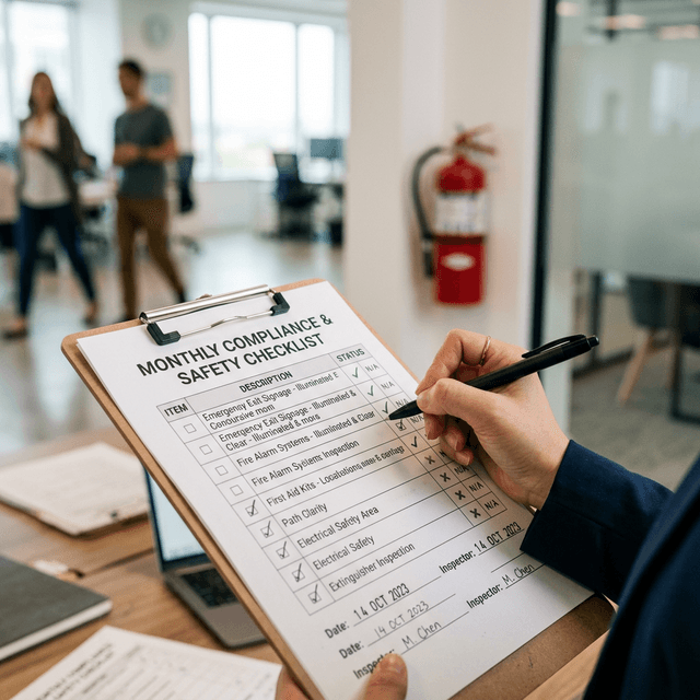 Fire safety compliance and new equipment installation